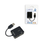 LOGILINK HUB USB 2 0 F la 4xUSB 2 0 M UA0139 BLACK