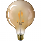 Bec LED glob Philips E27 7 2 50W lumina calda 2200 K