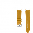 Curea smartwatch Hybrid Leather Band 20mm S M Mustard