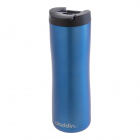 Cana termos cafea din inox capac smart grip 0 47L albastra