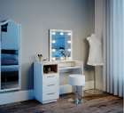 SEA361 Set Masa toaleta 100 cm moderna cosmetica machiaj oglinda masut