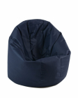 Fotoliu beanbag relaxo xl teteron bleumarin umplut cu perle polistiren