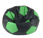 Fotoliu pentru copii 3 10 ani minge telstar junior black green umplut 