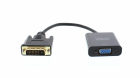 Cablu adaptor DVI D 24 1p tata VGA mama 15cm Well
