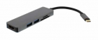 Adaptor USB C HDMI 2xUSB3 0 cititor card