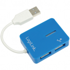Hub USB UA0136 USB 2 0 4 porturi Smile Blue