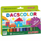 Creioane cerate semi soft cutie carton 12 culori cutie Alpino DacsColo