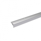 Profil aluminiu pentru treapta cu surub Argintiu A60 40x22mm 0 9 m