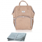 Rucsac accesorii bebelusi Tina multiple compartimente Beige