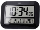 Ceas de perete digital OM 3540 D 46cm temperatura calendar negru Trevi