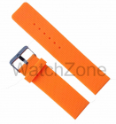 Curea ceas silicon portocalie 22mm