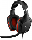 Casti Gaming Logitech G332 Black Red