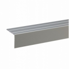 Profil aluminiu pentru treapta autoadeziv S45 Argintiu 20x25mm 3 m