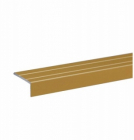 Profil aluminiu pentru treapta cu surub S46 Auriu 10x25mm 3 m