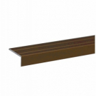 Profil aluminiu pentru treapta cu surub S46 Bronz 10x25mm 1 m