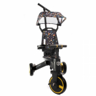 Tricicleta Uonibay 3 in 1 pliabila si reversibila Cartoon