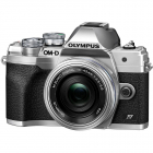 Aparat foto Mirrorless E M10 Mark IV Silver Obiectiv M Zuiko Digital E