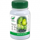 Noni Borojo si Acai 60 capsule Pro Natura Laboratoarele Medica