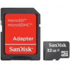 Card microSDHC 32GB Class 4 cu adaptor SD