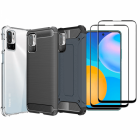 Set protectie 5 in 1 pentru Xiaomi Redmi Note 10 5G cu 3 huse antisoch