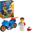 LEGO City 60298 Stuntz Motocicleta de cascadorie racheta 14 piese