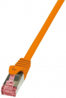 Cablu retea Logilink PrimeLine CAT6a Patch Cable S FTP 10G 10m orange