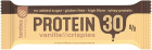 Baton proteic cu vanilie si crispies 30 proteine 50g Bombus