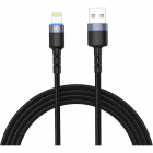 Cablu de date TLL155324 USB Lightning 2m Black