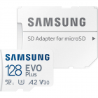 Card microSDXC Samsung Evo Plus 128GB UHS I Adaptor SD