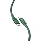 Cablu de date NB Q168 2X USB TYPE C 5A 100W 1M VERDE