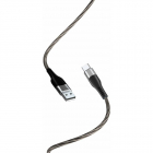 Cablu de date NB158 LED USB USB Type C 2 4A 1 m Gri