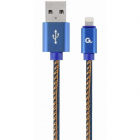 Cablu de date 8 pin USB A 2m Blue