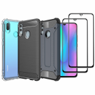 Set protectie 5 in 1 pentru Huawei P Smart 2019 Honor 10 Lite cu 3 hus