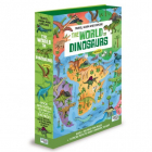 Puzzle Cunoaste si exploreaza Lumea dinozaurilor 200 plus 12 piese 3D