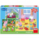 Puzzle Purcelusa Peppa in vacanta 55 piese