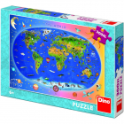 Puzzle Harta Lumii 300 piese