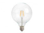 Bec cu LED Filament E27 G125 4W Velleman