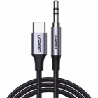 Cablu Audio Auxiliar Jack 3 5 mm USB Type C 1m