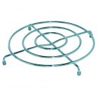 Suport pentru vase rotund fier cromat argintiu 23 x 2 5 cm