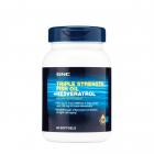 GNC TRIPLE STRENGTH FISH OIL RESVERATROL 60 CAPSULE GELATINOASE