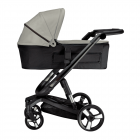 Carucior Bebumi Space 2 in 1 Gray cadru negru