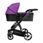 Carucior Bebumi Space 2 in 1 Purple cadru negru