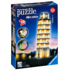 Ravensburger Puzzle 3D Turnul inclinat din Pisa noaptea
