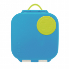 Caserola compartimentata Mini Lunchbox b box albastru cu verde