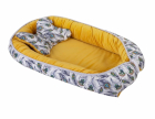 Saltea reductor cu doua fete Baby Nest Velvet Peacock 03