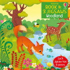 Set 3 Puzzle si Carte Woodland Usborne Books