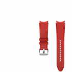 Curea smartwatch Hybrid Leather Band 20mm M L Red