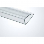 Profil U policarbonat transparent grosime 8 mm L 2 1 m