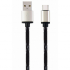 Cablu de date USB USB C 2 5m Black