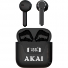 Casti In Ear Akai BTE J101 Bluetooth Microfon Negre